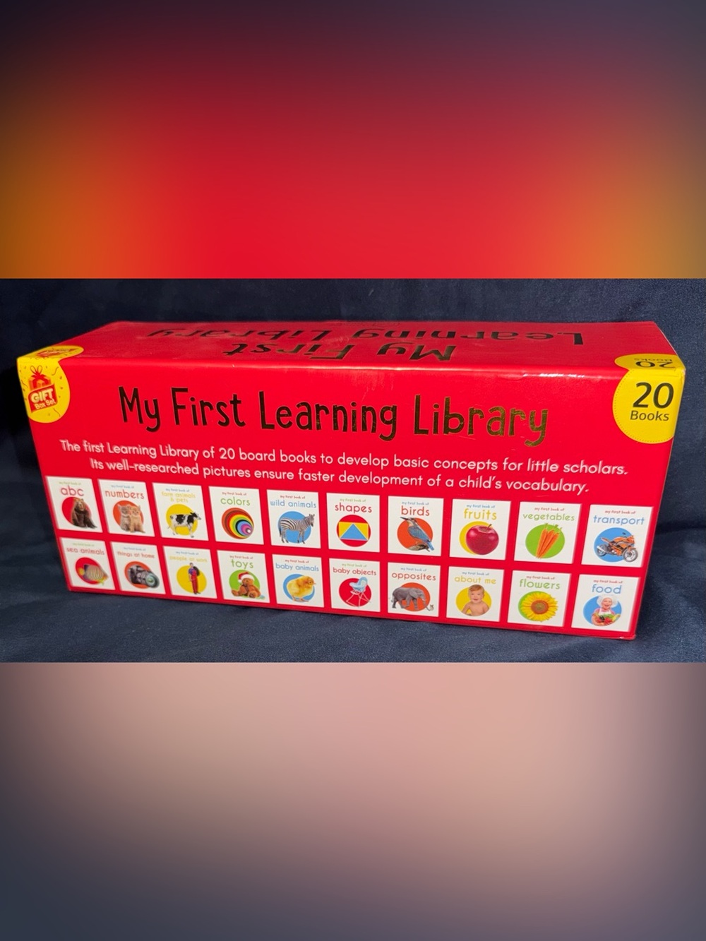 My First Learning Library - 20 Board Book Set